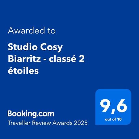 Studio Cosy Biarritz - Classe 2 Etoiles Екстериор снимка